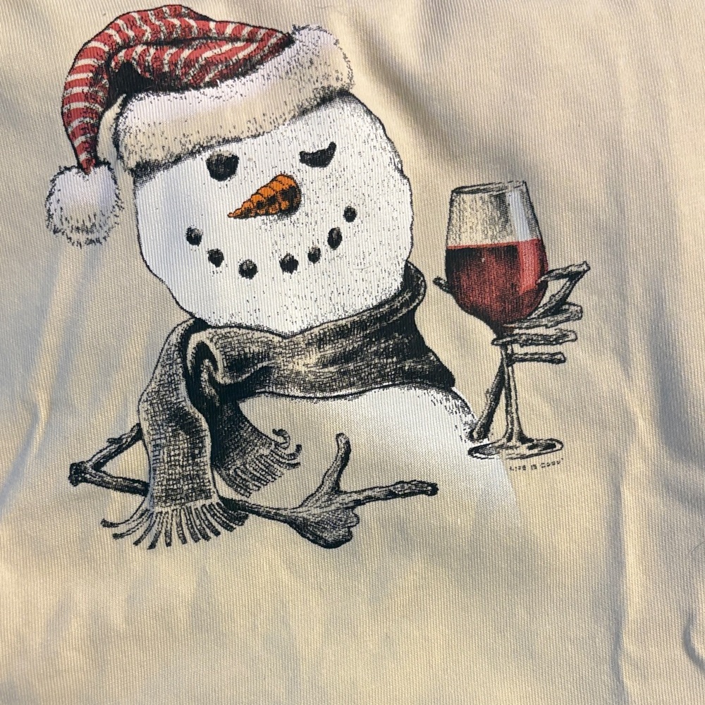 Life Is Good Snowman Tee